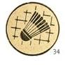 Emblém badminton - E022
