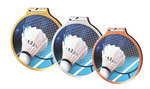 Medaile - badminton - MDAW002M09