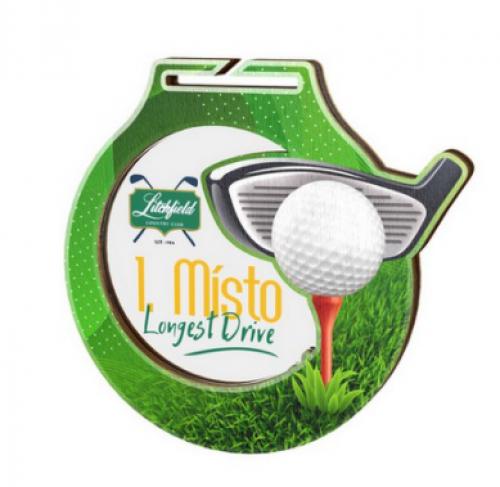 Medaile - golf - MDAW001M01