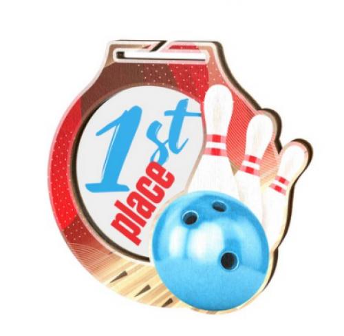 Medaile - bowling - MDAW001M12