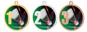 Medaile - badminton - MDT0001M08