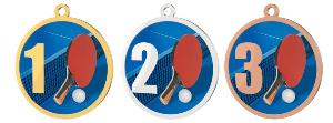 Medaile - ping pong - MDT0001M19