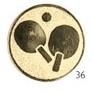 Emblém ping pong - E013